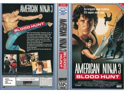 American Ninja  3  Inst. VHS 